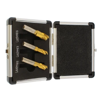 

3pcs Cobalt Titanium Drill Bit Spot Weld Chisel Non-slip Grip Drilling Tool HSS