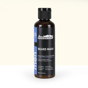 

Beard Shampoo 90ml Men Beard Washing Shampoo Deep Cleansing Nourish Natural Repair Activation