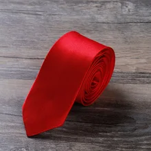 5 см Узкие галстуки мужские Полиэстеровые простые Узкие галстуки твердые галстуки тонкий галстук, 250 шт