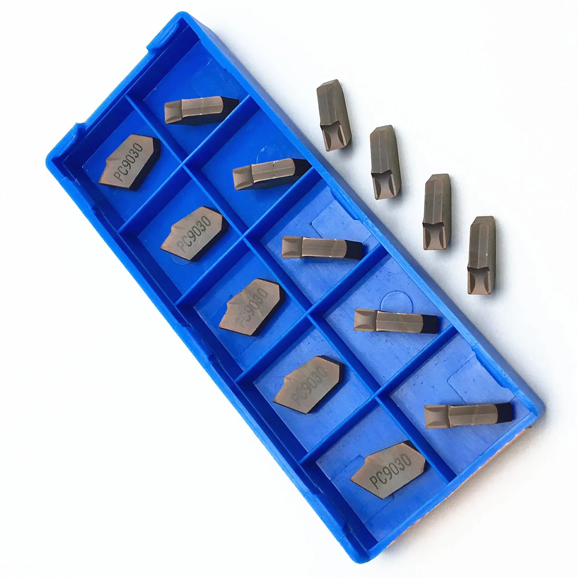 

20PCS SP200 PC9030 Insert Carbide ZQ2020 Tool ZQ2525 Groove Tool Holder Lathe Tool Separation and Slotting Blade