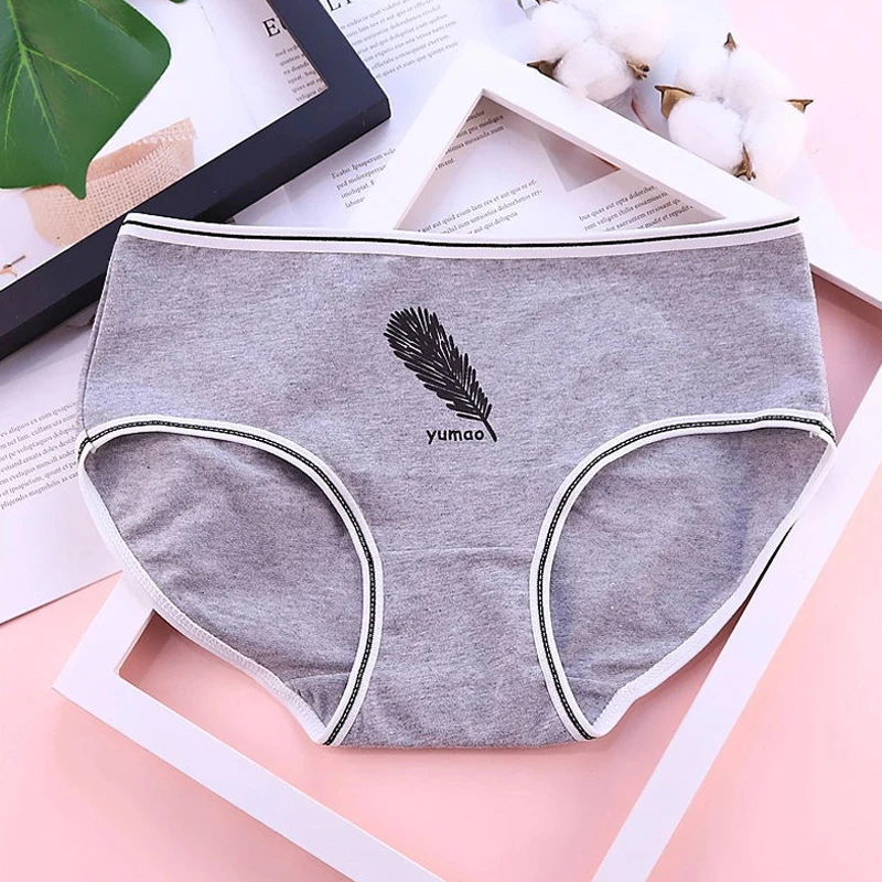 5 Трусики для женщин, хлопковые сетчатые с буквенными полосками, с принтом кактуса, нижнее белье для девушек, сексуальные трусы, женские трусы, трусики с мультипликационным рисунком - Цвет: 5