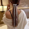 FYUAN Shine Full Rhinestone Hairpins for Women Bijoux Long Tassel Crystal Hair Accessories Wedding Banquet Jewelry ► Photo 2/6