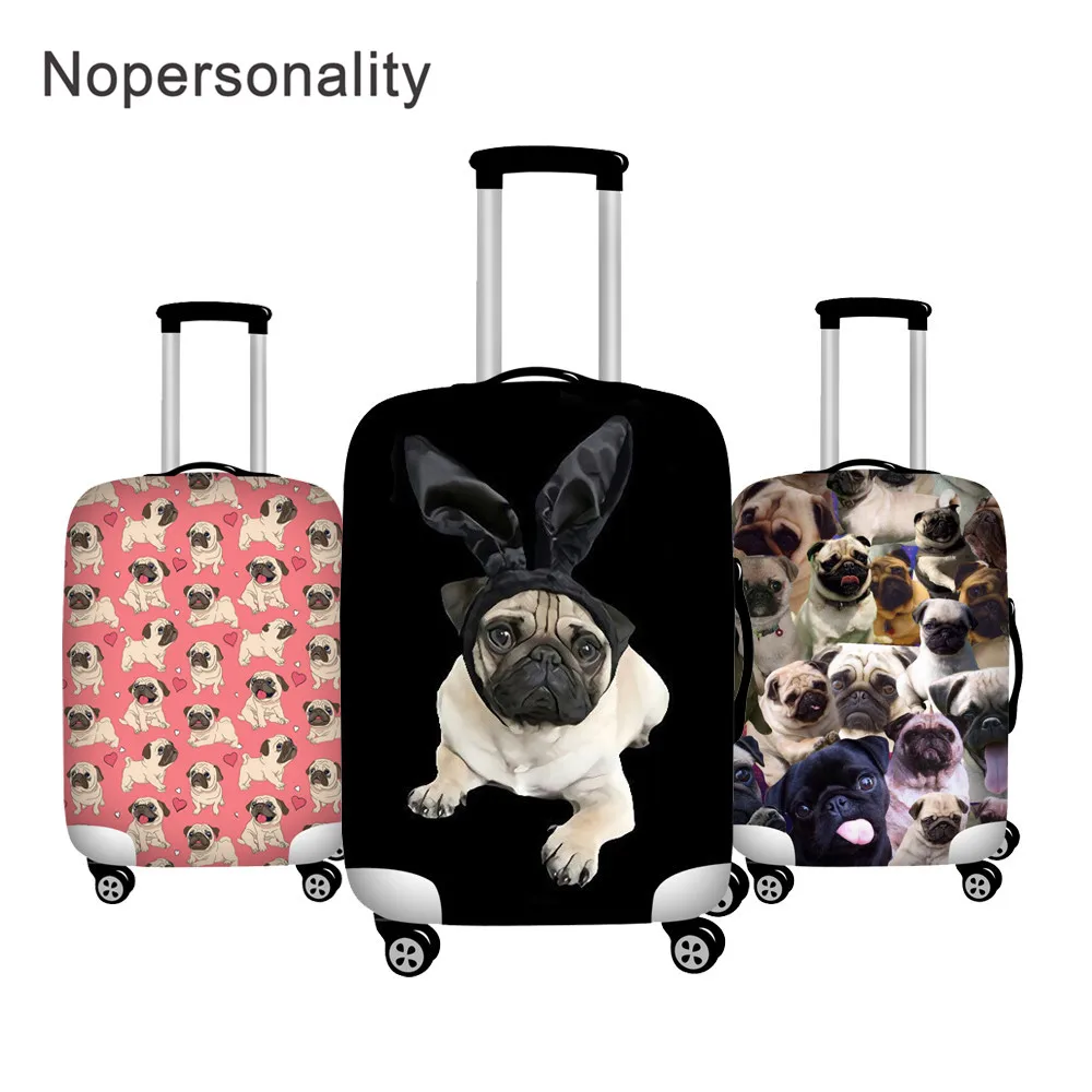 Nopersonality Cute Pug Designer Luggage 