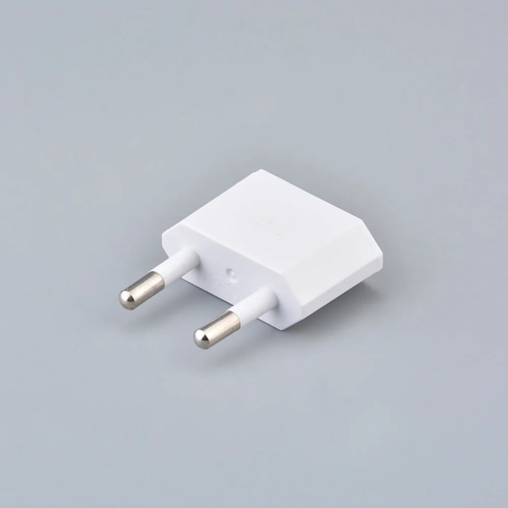 EU Plug Adapter CN US To EU European Electrical Socket Power Adapter Pure Copper 2 Round Pin Euro Europe Power Plug Converter power supply adapter