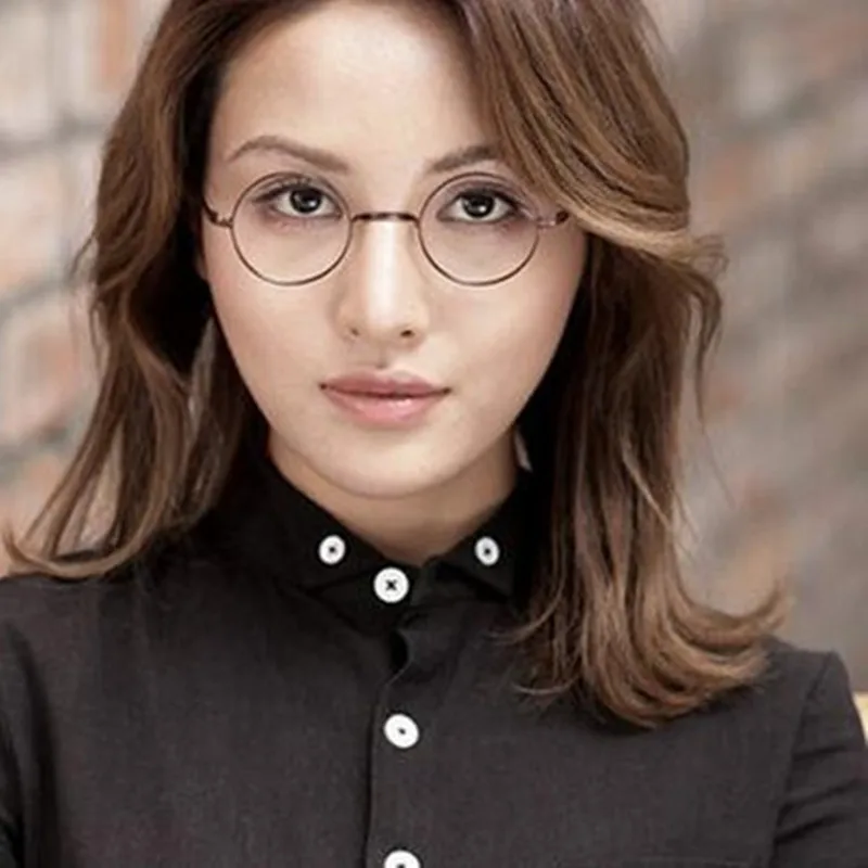 Montature Per Occhiali In Titanio In Stile Vintage Giapponese