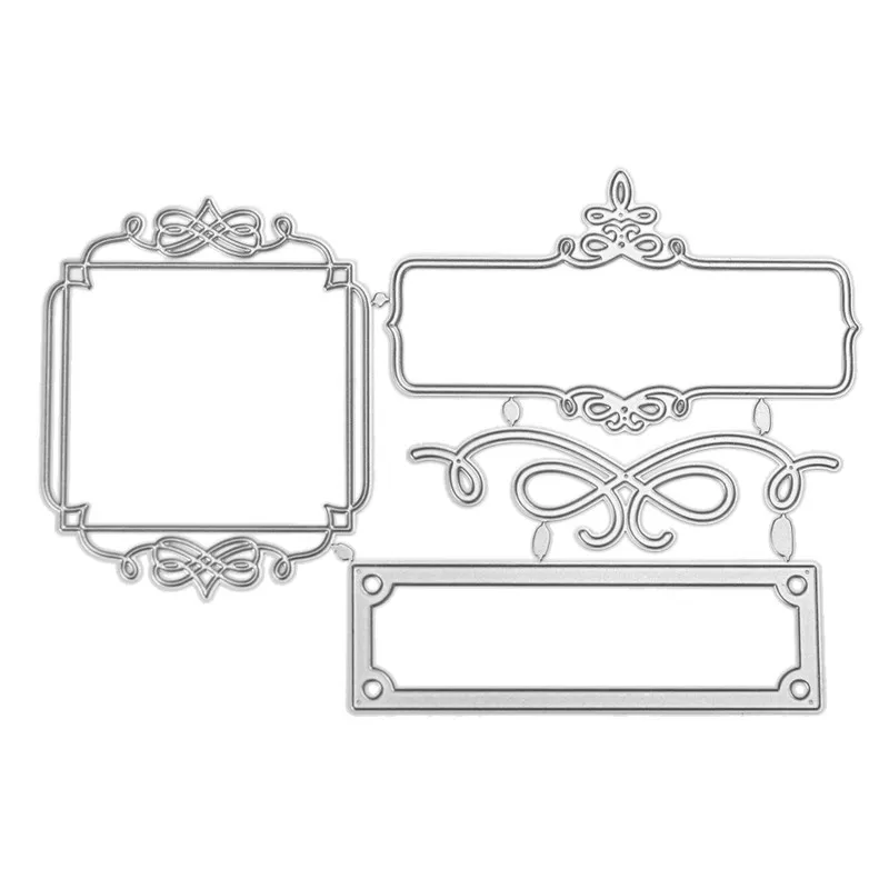 YaMinSanNiO Новая рамка кружева металлические режущие штампы для DIY скрапбукинга ремесло карты тиснение высечки Шаблон трафарет 154*226 мм