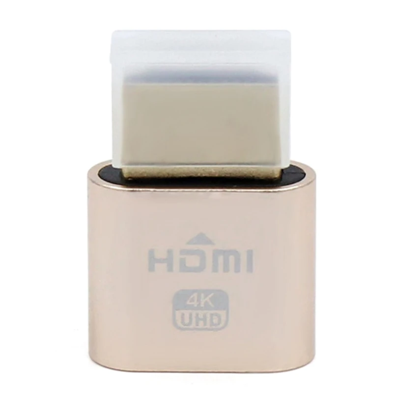 Новый HDMI-совместимый виртуальной Дисплей 4K DDC EDID заглушка эмулятор отображения