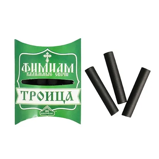 Candle кадильные small Trinity-set 2 packaging candle incense Russian | Дом и сад