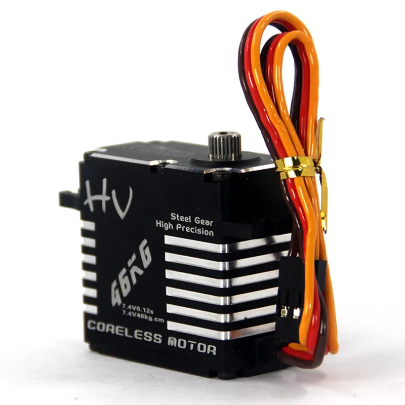 JX Servo CLS HV7346MG 46кг HV Водонепроницаемая стальная шестерня с ЧПУ Алюминиевый корпус