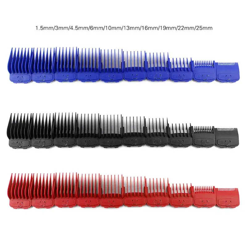 10 Pcs/set Guide Limit Comb Sets with Box Electric Clipper Cutting Tool Kit