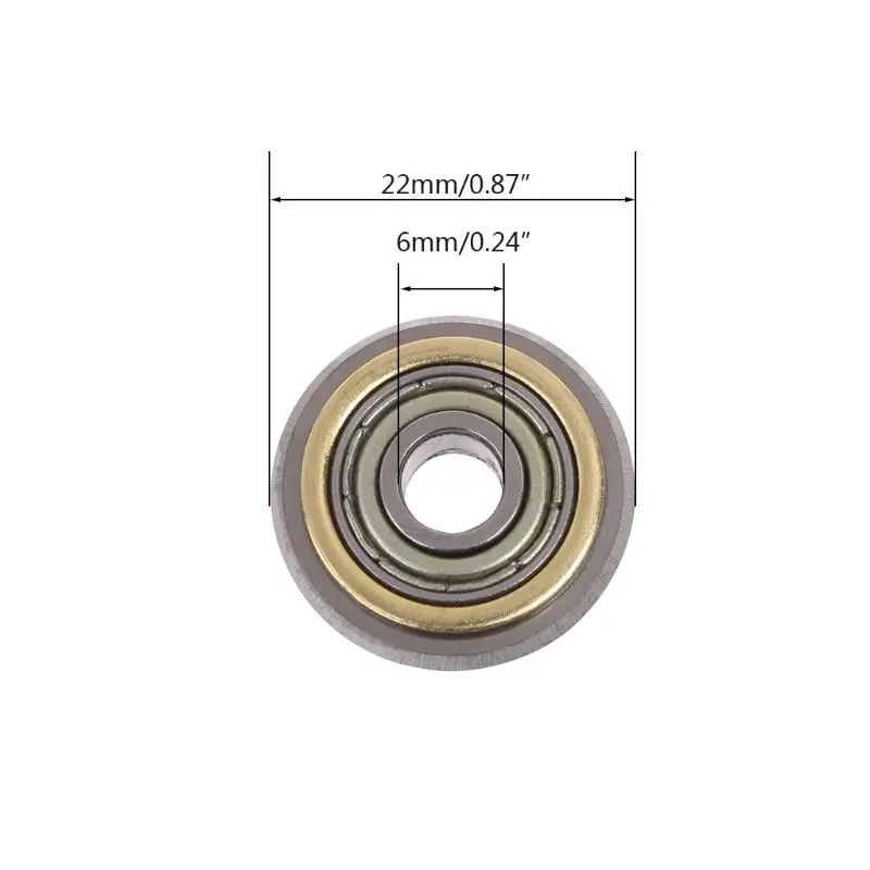 

Manual Tile Brick Cutter Rotary Bearing Wheel Replacement For Cutting Machine 22mm