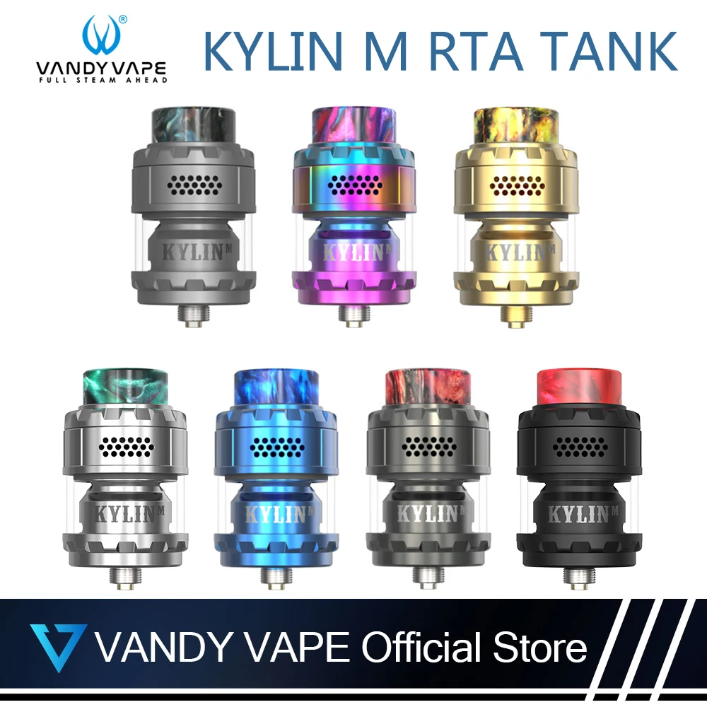 Оригинальный Vandyvape Kylin M RTA бак с регулируемой емкостью от 3 мл до 4 5 подходит для
