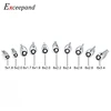 Exceepand 10 PCS Sliver Fishing Rod Tip Guides DIY Fishing Rod Building Top Eye Rings Rod Repair Guide Kit with Thread ► Photo 3/6