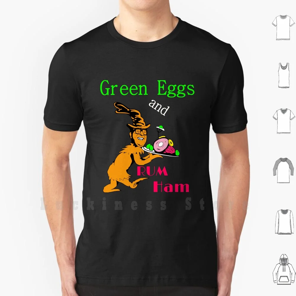 Green Eggs And Rum Ham T Shirt Print 