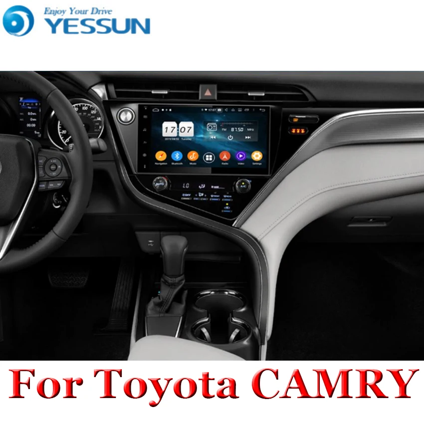 Discount For toyota camry 2017 2018 Android 9.0 car radio gps player with Octa core PX5 canbus 4G RAM wifi 4g usb auto Multimedia 1