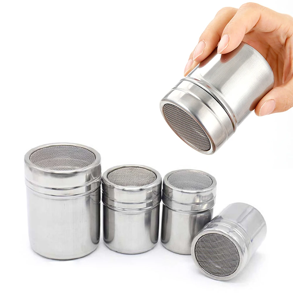 Шейкер для кофе из нержавеющей стали фильтр сахарная пудра порошок муки Какао
