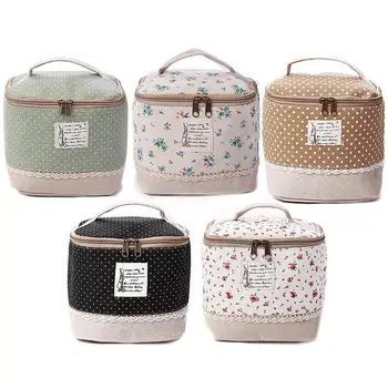 

Portable Toiletry Organizer Multifunction Travel Cosmetic Bag Makeup Train Case Pouch Carry Tote Makeup-Case Storage