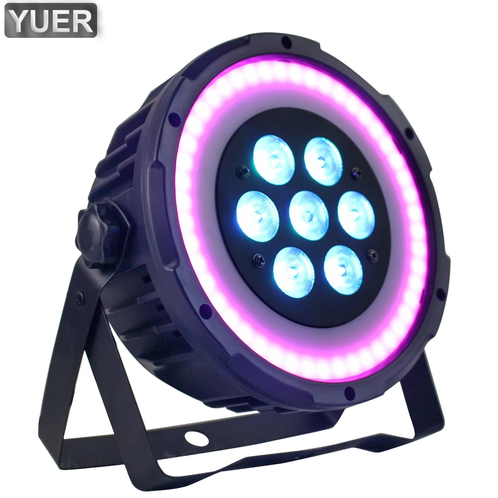 7x10 Вт RGBW 4 в 1 светодиоды Иллюзия Par Light и 48 шт. 0 5 RGB 3 SMD цветсветильник свет