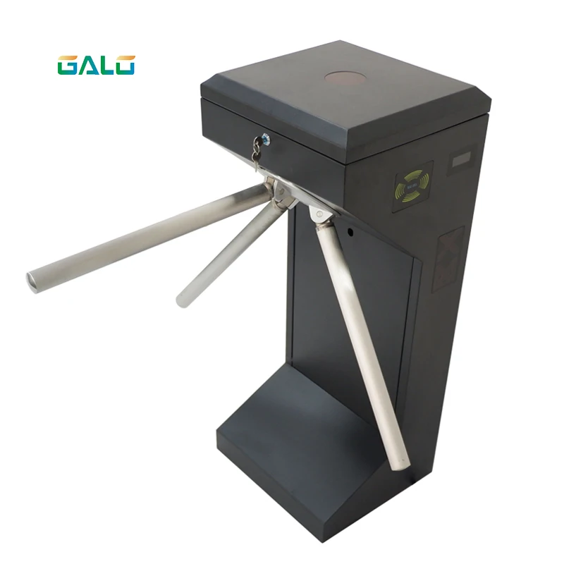 

High quality Rfid card reader semi automatic tripod turnstile gate mechanism