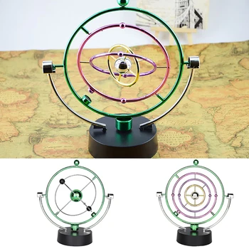 

Magnetic Rocker Magnetic Decoration Swing Kinetic Orbital Perpetual Balance Celestial Globe Newton Pendulum Table Desk Crafts