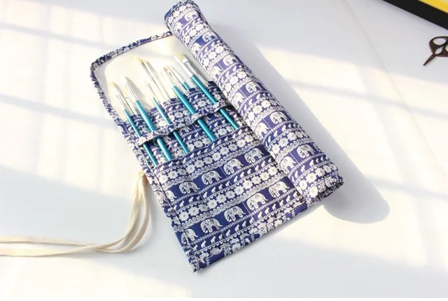 Canvas Pouch Roll Wrap Brush Roll Holder 20 Slots Paintbrush Case Canvas  Rollup Pen Case for Artist Watercolor Oil Brush - AliExpress