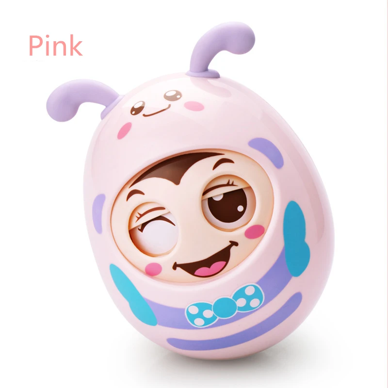 Детские переносные погремушки дверной звонок мигание глаза тумблер Roly-Poly игрушки Дети Новорожденные Детские трофеи мальчики девочки тренировка баланса игрушки