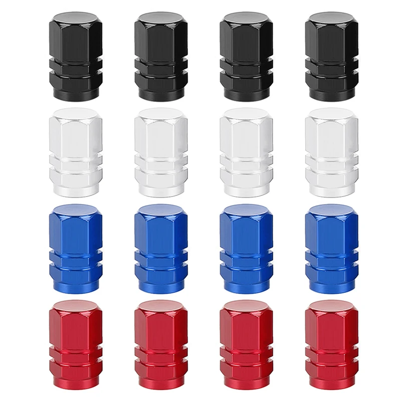 

4PCs Car Rim Valve Stem Caps Durable Aluminium Alloy Dust Cover Wheel Tire Tyre Replacement Auto Products Car Accessories Tools