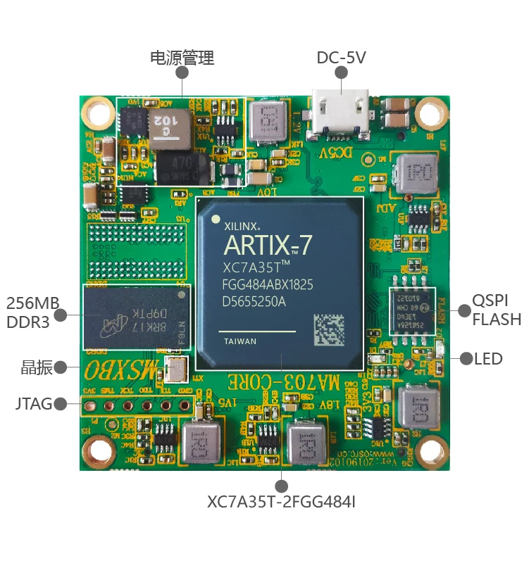 MA703-35T материнская плата XILINX FPGA ARTIX-7 XC7A35T 100T модуль датчика | Автомобили и мотоциклы