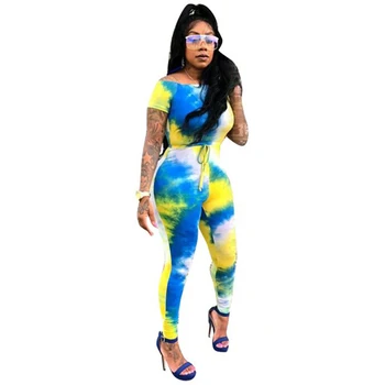 

Sexy Jumpsuit Women Bodycon Printing Women Off Shoulder Jumpsuits Long Sleeve One Piece Romper Sexy Clubwear Sports Outfits
