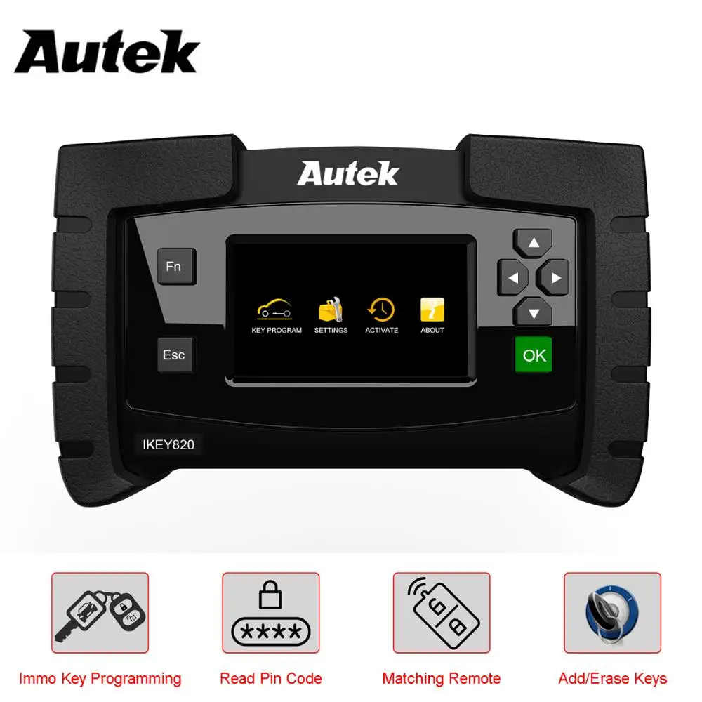 AUTEK IKEY820 Авто профессиональное устройство для программирования ключа чип ключ