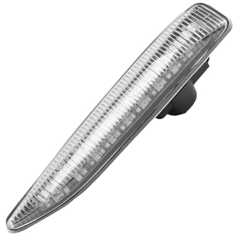 

2x Car Led Side Light Dynamic Flowing Sequential Indicator Lamp Auto Side Marker Light Turn Signal Lamp for Bmw E65 E66 E67 Whit