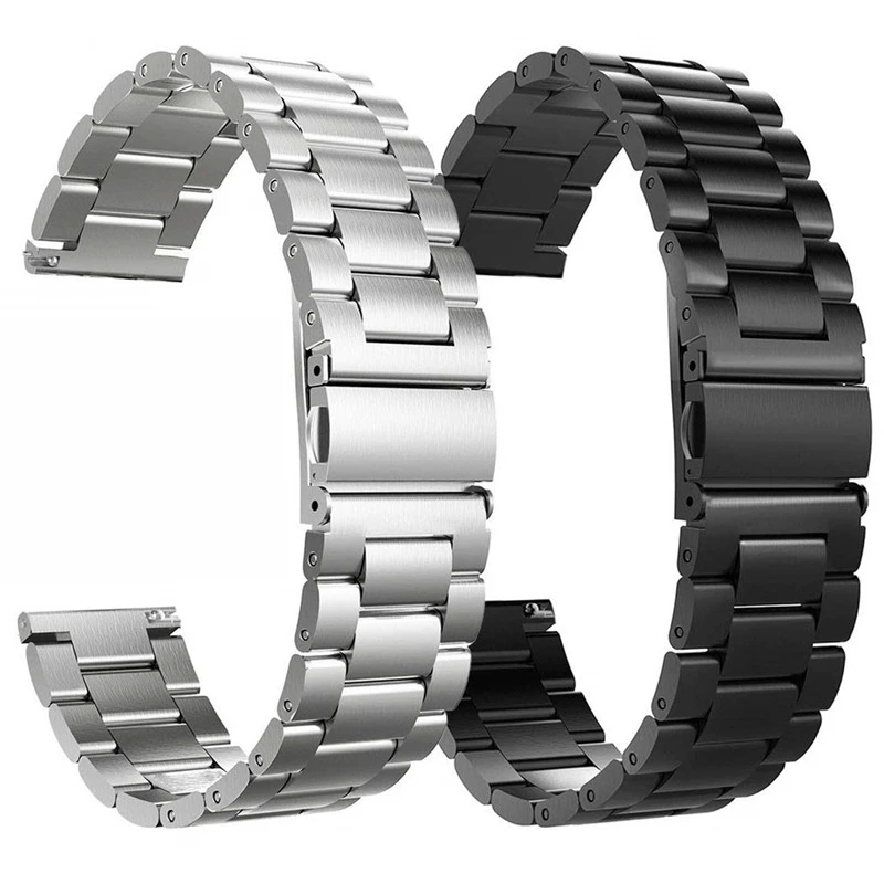 Набор наручных часов для samsung galaxy watch active 2, 40 мм, 44 мм, 20 мм, металлический браслет из нержавеющей стали, ремешок на запястье для active2 - Цвет ремешка: B