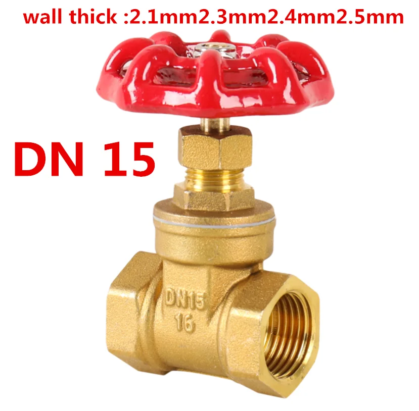 

1 шт. 1/2 дюйма медные запорные клапаны DN15water, переключатель клапана, запорные клапаны с внутренней резьбой, настенные толстые 2,1 мм, 2,3 мм, 2,5 мм