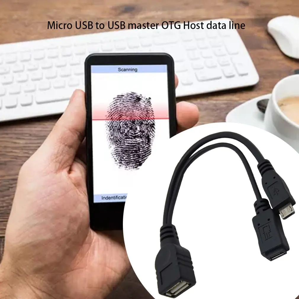 1 до 2 Многофункциональный ОТГ Micro USB хост Мощность Y сплиттер USB адаптер к Mirco 5 Pin Мужской Женский кабель