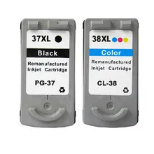 Ink Cartridge PG 37 CL 38 Compatible for Canon Printer Pixma MP140 MP190 MP210 MP220 MP420 IP1800 Inkjet Cartridge