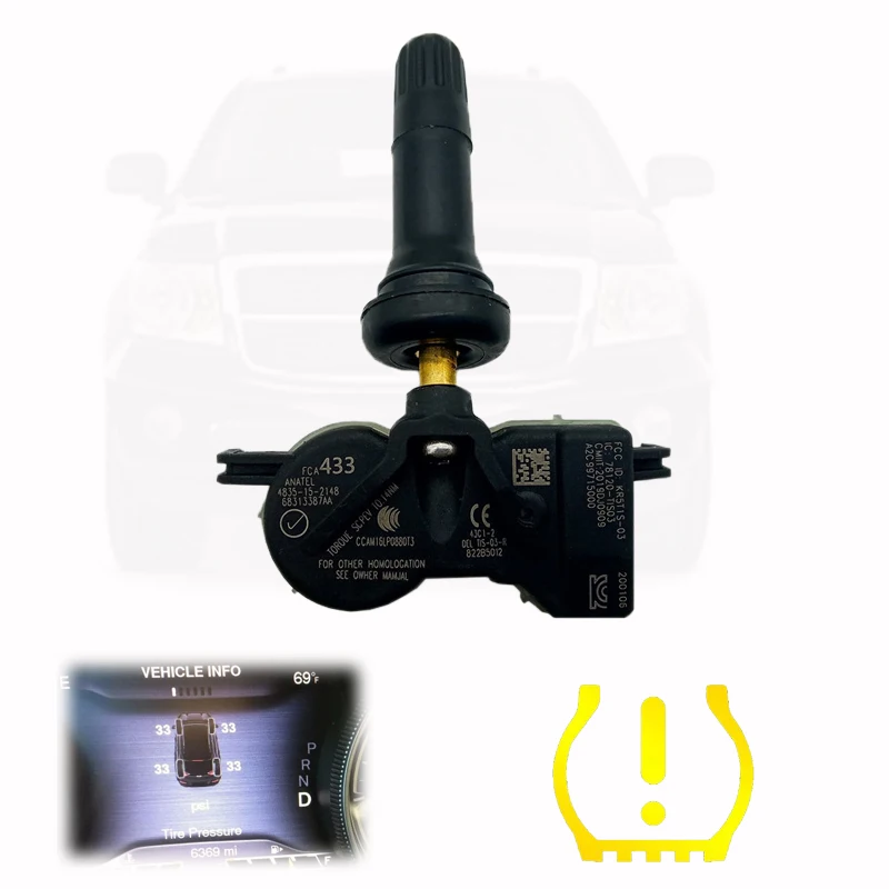 

Tire pressure monitoring system TPMS 68313387AA For 2017-2022 Chrysler Dodge Durango Jeep Grand Cherokee Tire Pressure Sensors
