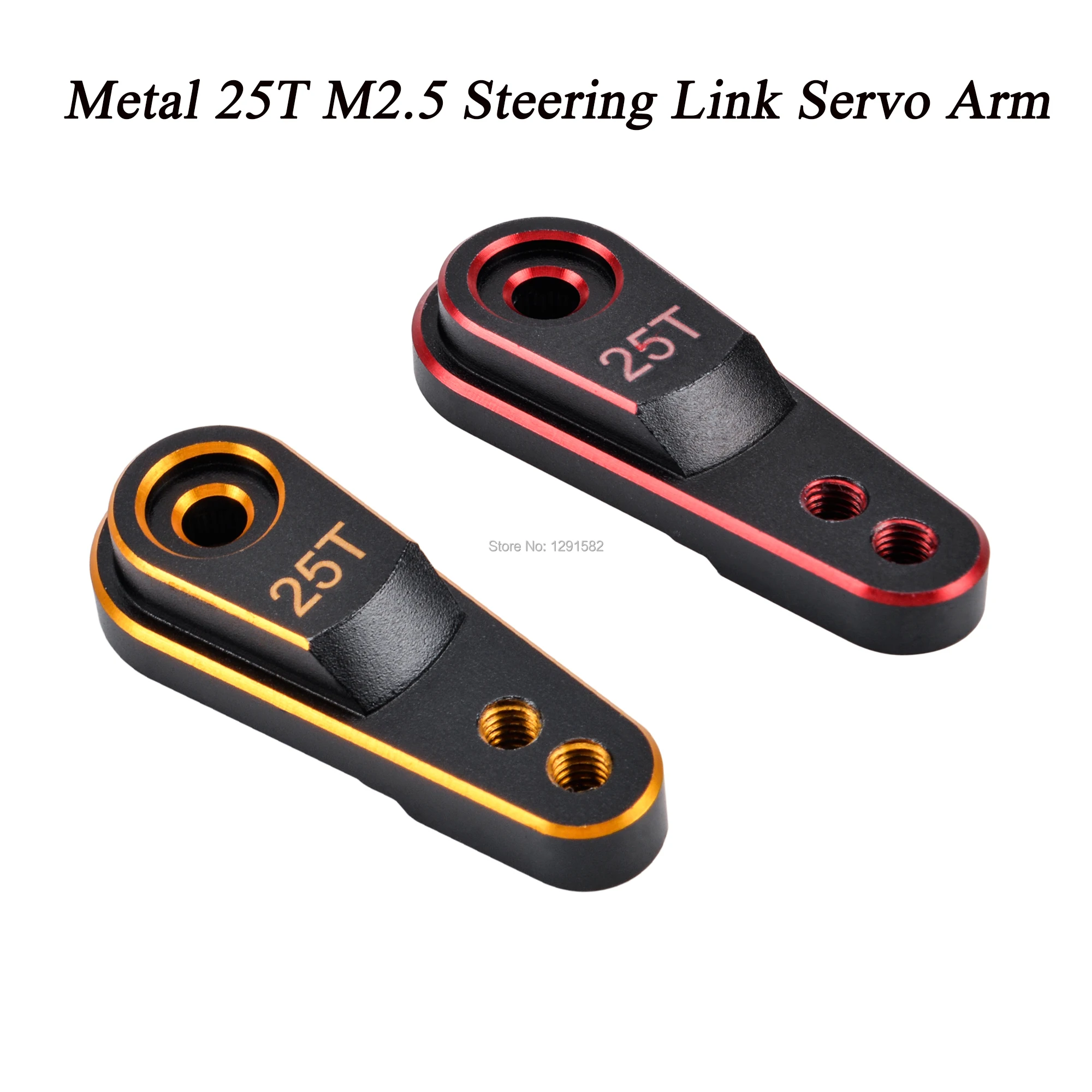 

Metal M2.5 25T Steering Link Servo Arm for RC 1/10 1:10 Crawler TRAXXAS TRX4 TRX-4 Upgrade Parts