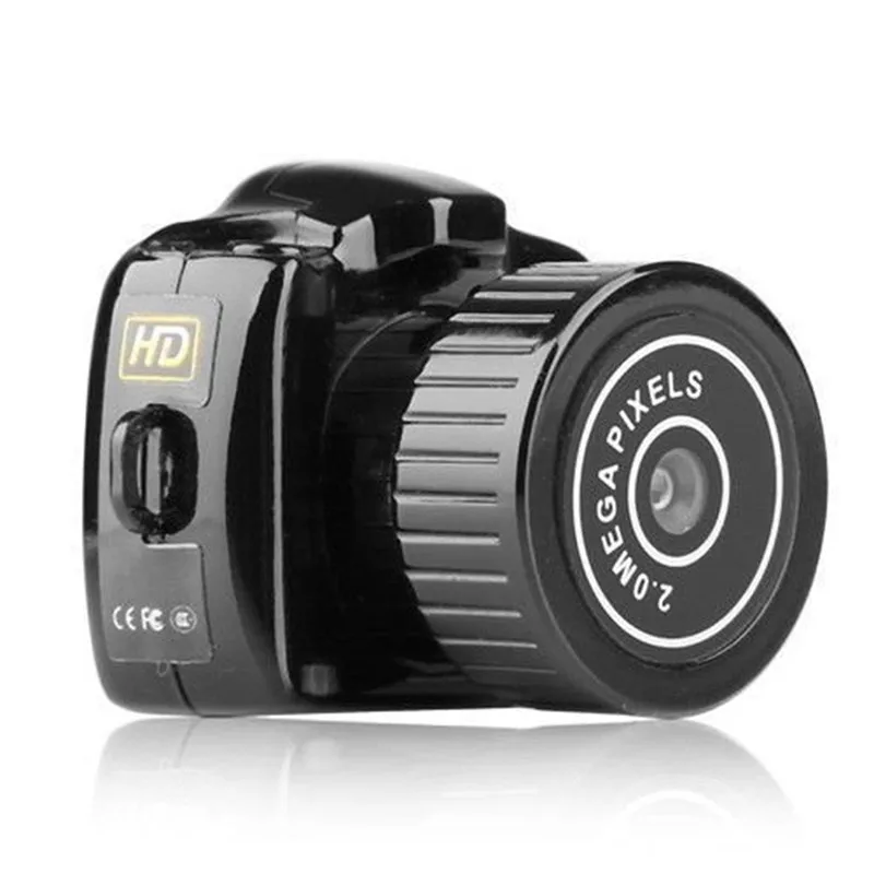 Мини камера видеокамера SD 640*480 Микро DVR видеокамера портативная видео диктофон камера портативная мини видеокамера - Цвет: Черный
