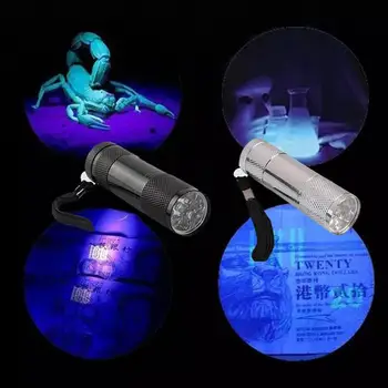 

4.2V Durable Electric Torch Flashlight Nail Art Black Light Portable Useful