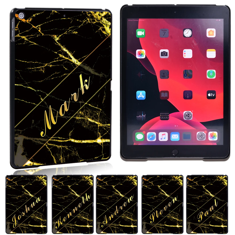 

Case for Apple IPad/IPad Mini/IPad Air /IPad Pro 7.9 9.7 10.2 10.5 11 Inch Anti -cratch Name Series Print Hard Shell Tablet Case