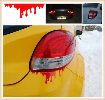 

Car home glass notebook personality sticker halloween horror blood drop for Toyota 4Runner Sienna Sequoia Prius GR Camry