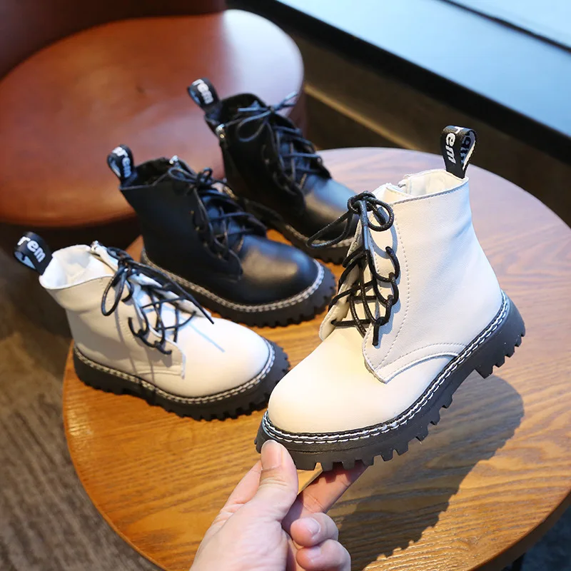 

Spring and Autumn Children's Girls Boots Mesh Anti-slippery Winter Leather Fashion Boots Kids Boots Toddler Girls Boots