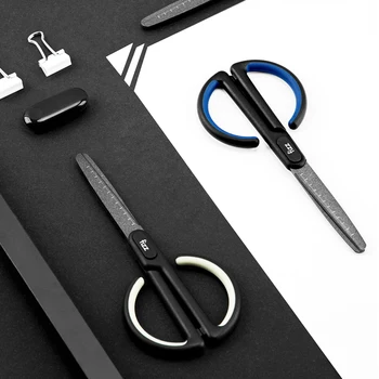 

Xiaomi youpin Fizz Office Stationery Scissors Teflon Scissors Scale Mark Safe Rounded Cutter Head Fluorine Coating Process