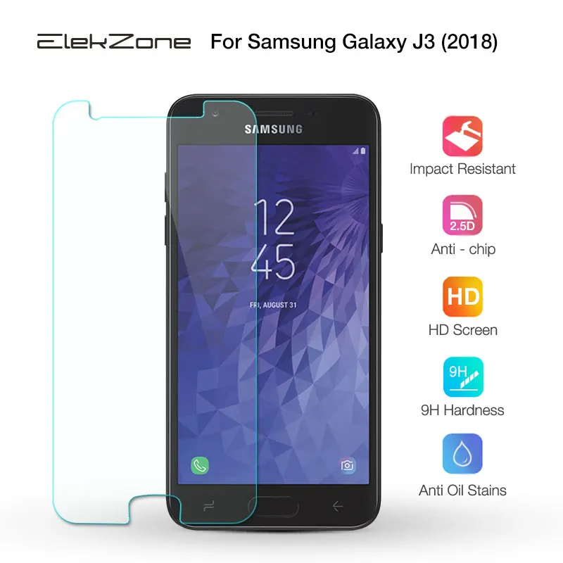 9H 0 3 мм толщиной 2.5D премиум закаленное стекло пленка для Samsung Galaxy J3 2018 защита
