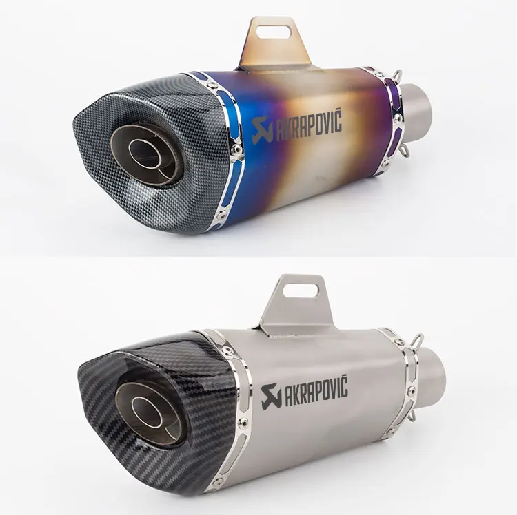 51 Мотоцикл выхлопная труба akrapovic большой шестиугольник Скорпион выхлопная для Z900 CBR1000 Z250 GSXR250 RC390 TRK502