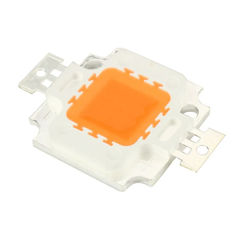 Full Spectrum 9-12V 10W LED Chips Grow Light 900mA Beads Plant Lamp Diodes Growth Lighting for Garden Flowering Hydroponics 2pcs led grow light grow light