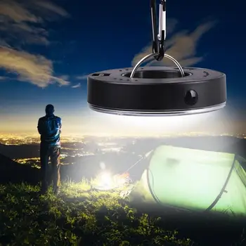 

Tourist Lantern LED Camping Light 18650 Lamp Portable 3 Modes COB Clip Lights With Hook Camping Lamp Tent Emergency Lamps L35