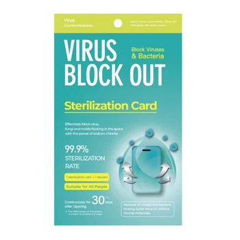 

Virus Shut Out Space Sanitization Disinfection Card Neck Strap 30 Days