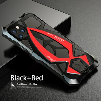 

for iPhone 11 Case Shockproof Sports Car Metal Aluminum Outdoor Armor Anti-Knock Cover Case for iPhone11