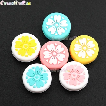 

1x Cherry Pink Silicone Analog Thumb Stick Grips Caps for Nintend Switch/LITE NS JoyCon Controller Sticks Cap for Joy Con Cover